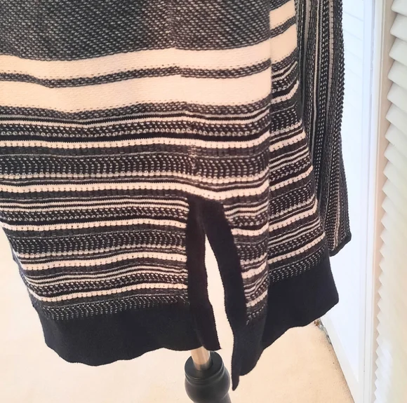 Vince cotton multi stripe cardigan kimono sz small - Picture 6 of 6